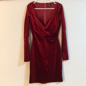Velvet Vixen Long Sleeve Mini Dress